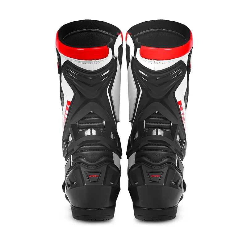 R-TECH TORNADO 2.0 BOTAS DE MOTO NEGRO BLANCO ROJO