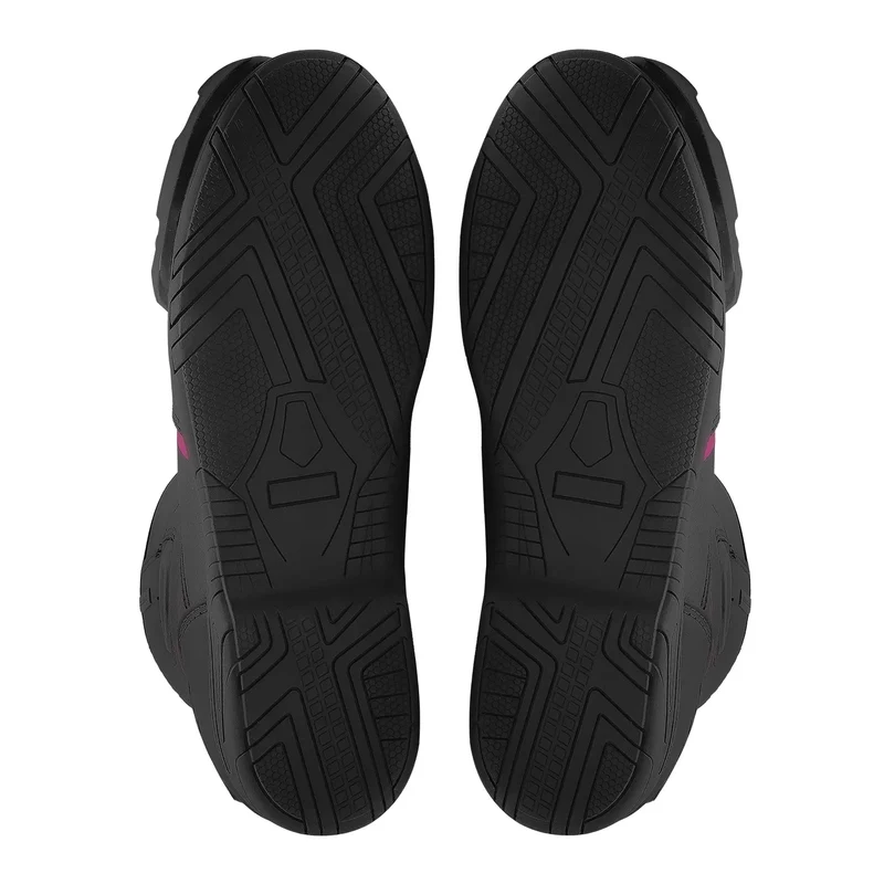 BELA FASTER 2.0 BOTAS DE MOTO MUJER NEGRO ROSA