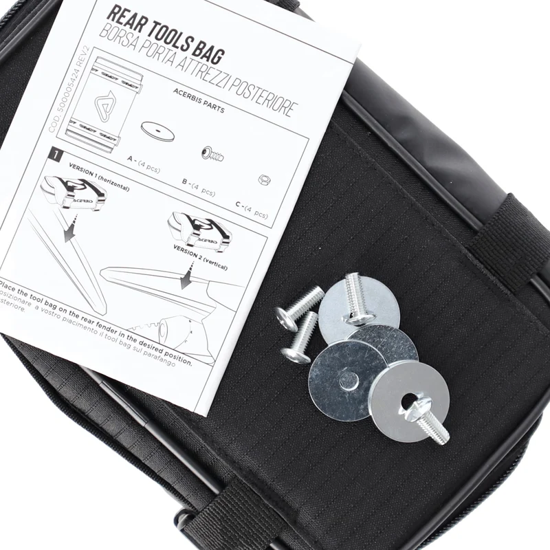 ACERBIS BOLSA REAR TOOLS LOGO NEGRO