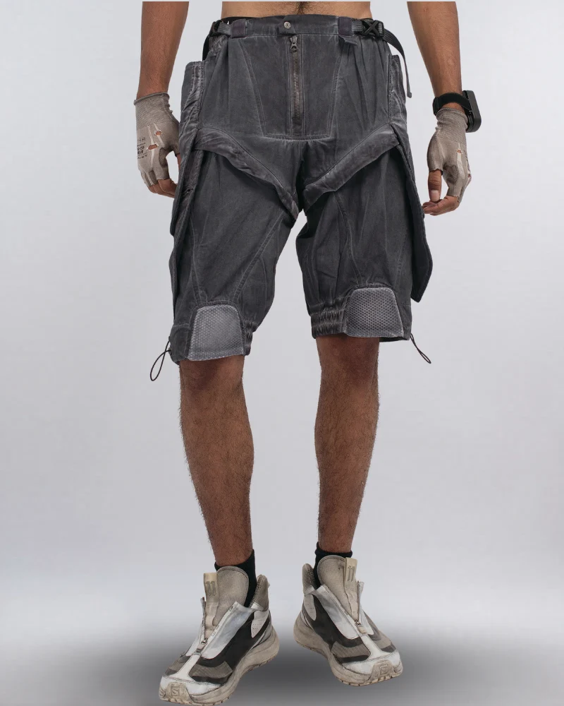 Steampunk Wasteland Disassembled Cargo Shorts