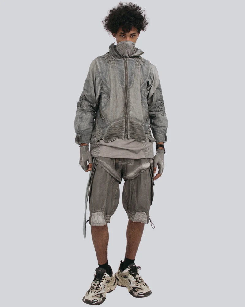 Steampunk Wasteland Disassembled Cargo Shorts