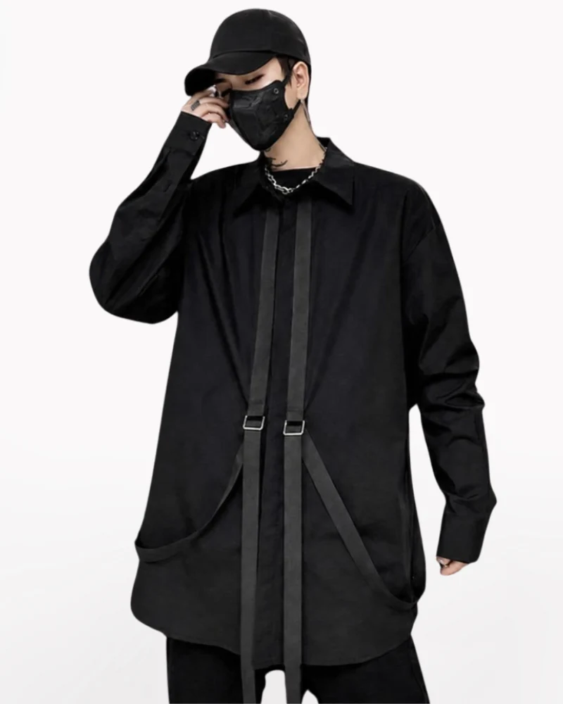 Streetwear Summer Ribbon Loose Fit Shirt