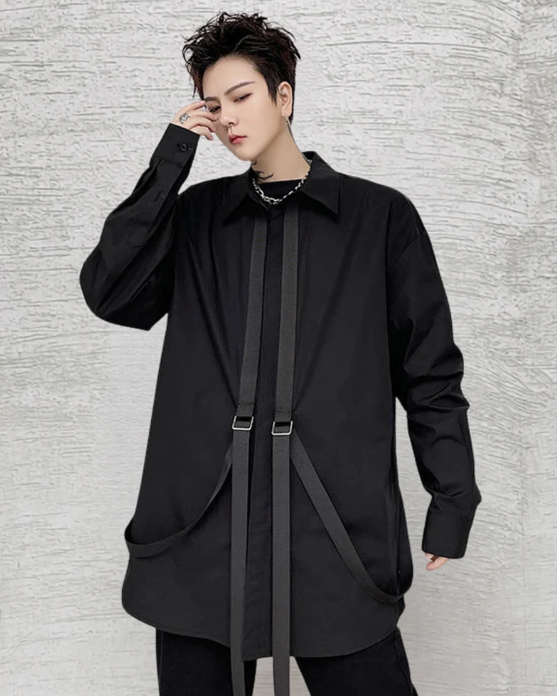 Streetwear Summer Ribbon Loose Fit Shirt