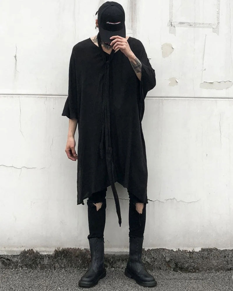 Darkwear Summer Personality Long Light T-Shirt