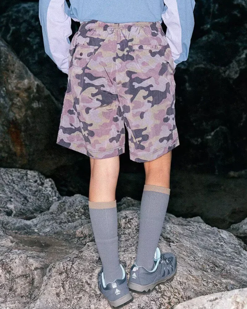 Outdoor Leopard Camo Cycling Hiking Shorts