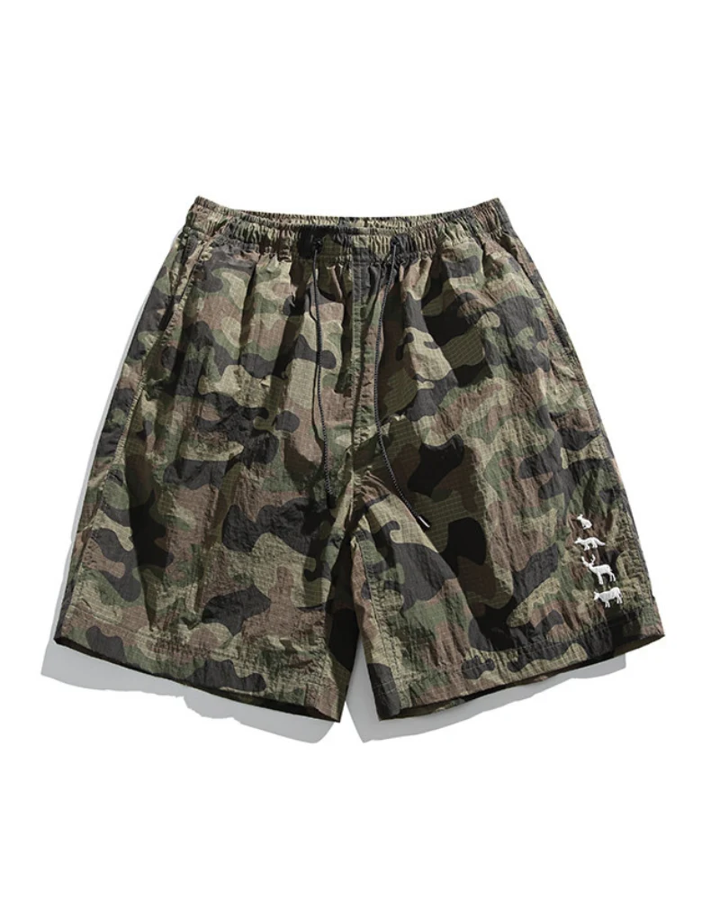 Outdoor Leopard Camo Cycling Hiking Shorts