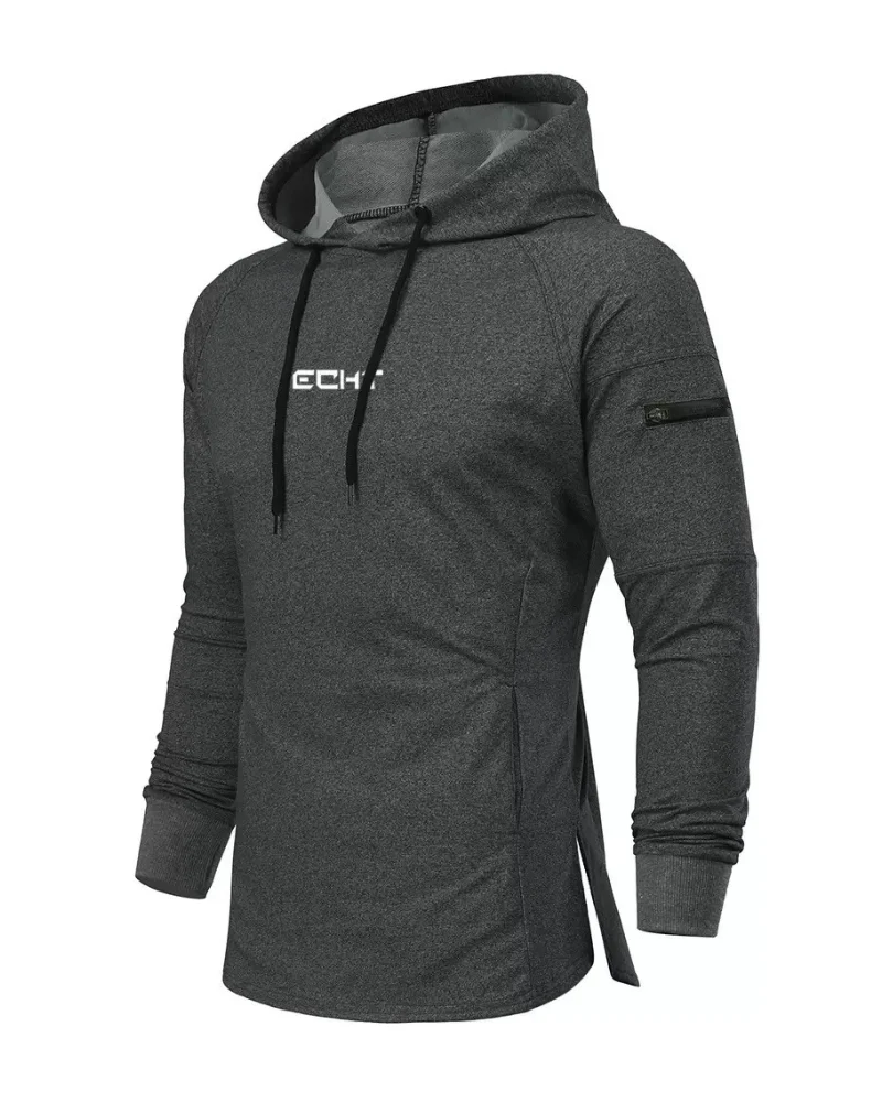 Techwear Drawstring Men hoodie Sweatshirt