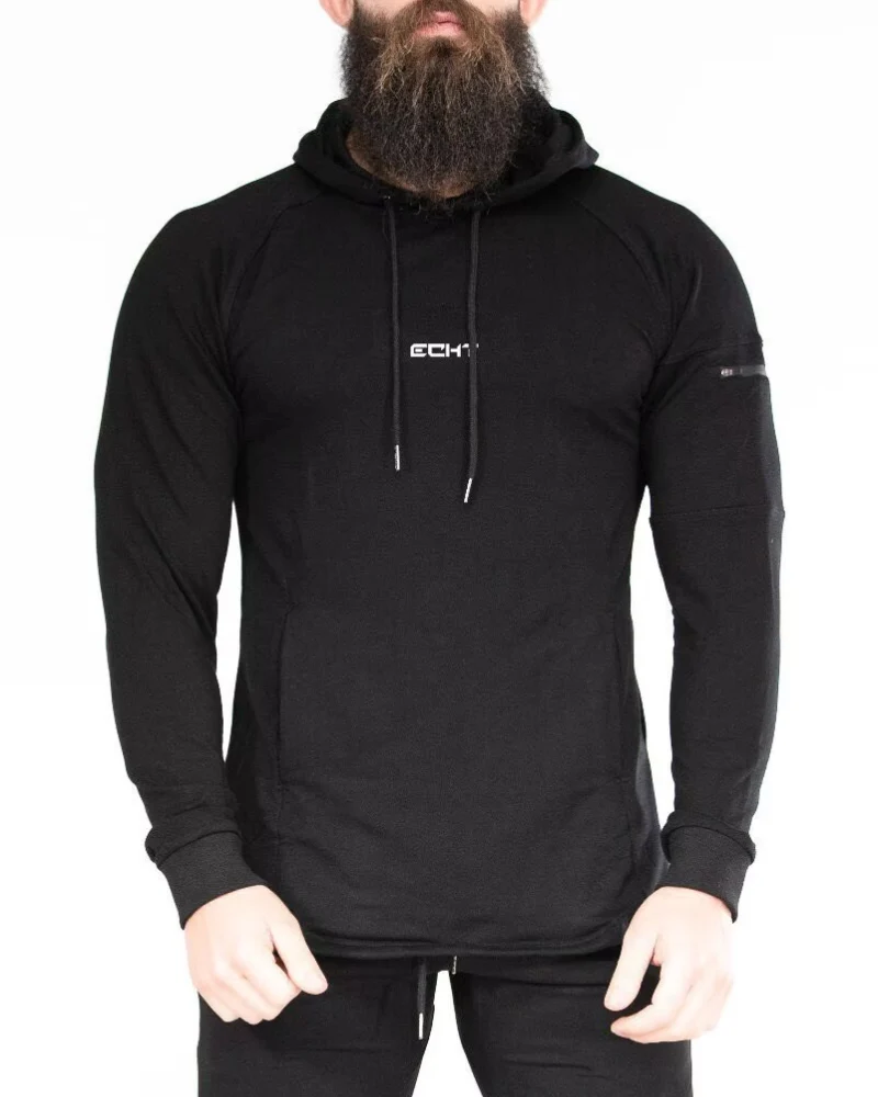 Techwear Drawstring Men hoodie Sweatshirt