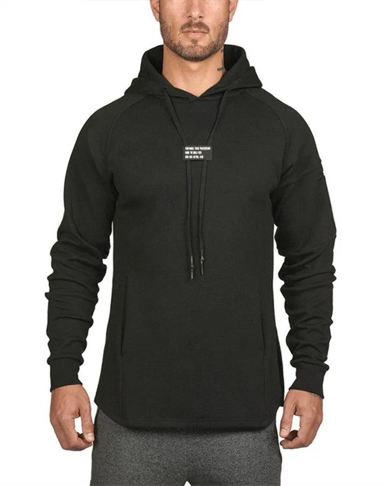 Techwear Drawstring Men hoodie Sweatshirt