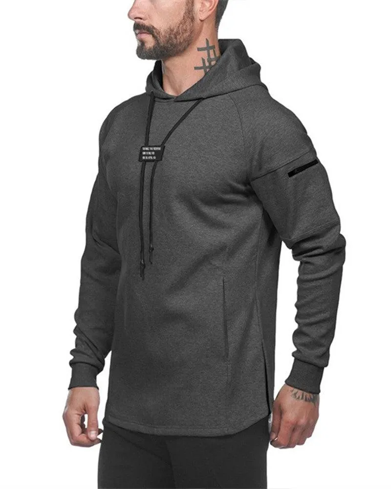 Techwear Drawstring Men hoodie Sweatshirt