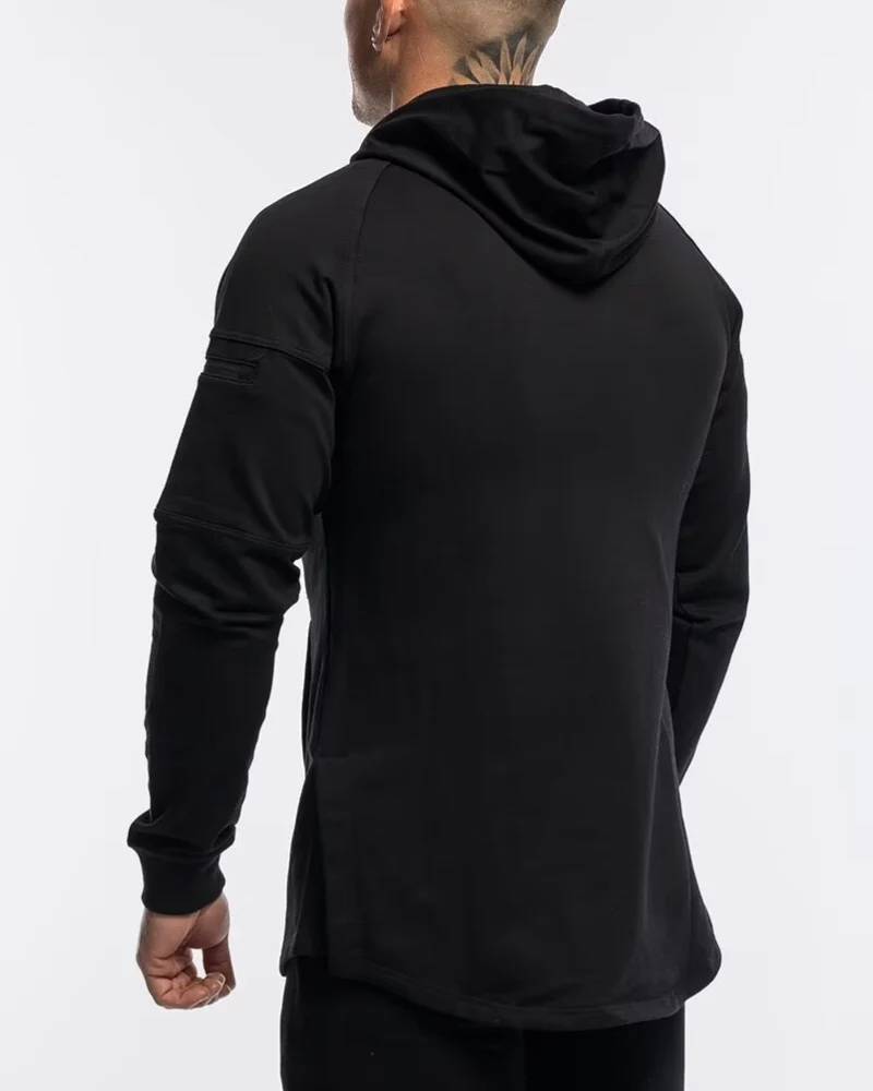 Techwear Drawstring Men hoodie Sweatshirt