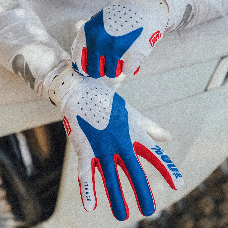 ITRACK Gloves Red/White/Blue