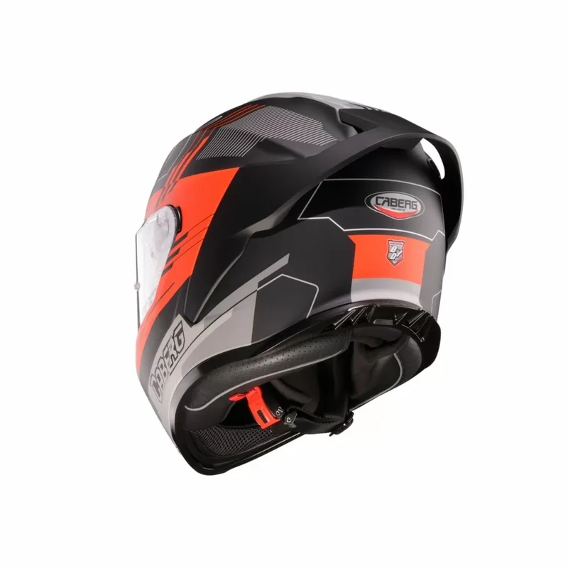 CABERG ROXTER COLT CASCO INTEGRAL MATT NEGRO ROJO FLOU GRIS