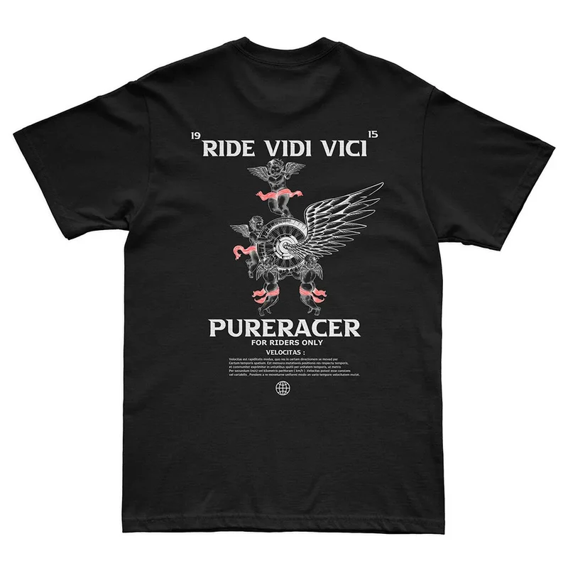 PURE RACER RIDE VIDI VINCI SHORT SLEEVE T-SHIRT