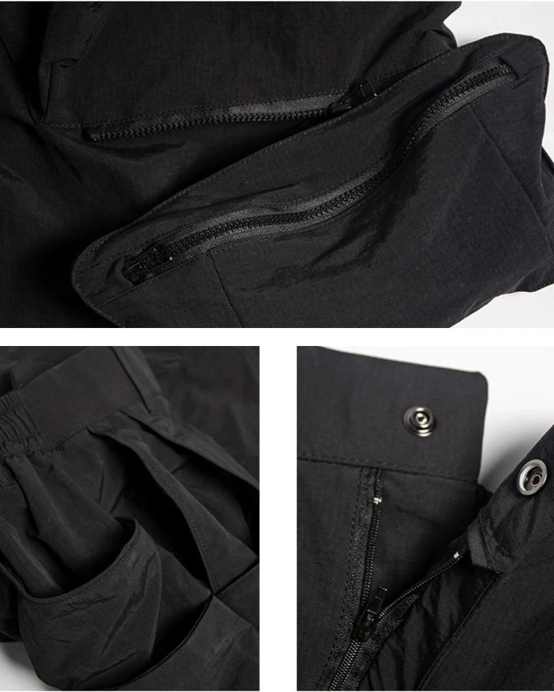 Techwear Functional Cargo Shorts