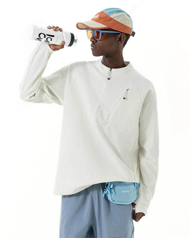 Outdoor Lightweight Quick-Dry Unisex Long-Sleeve T-Shirt