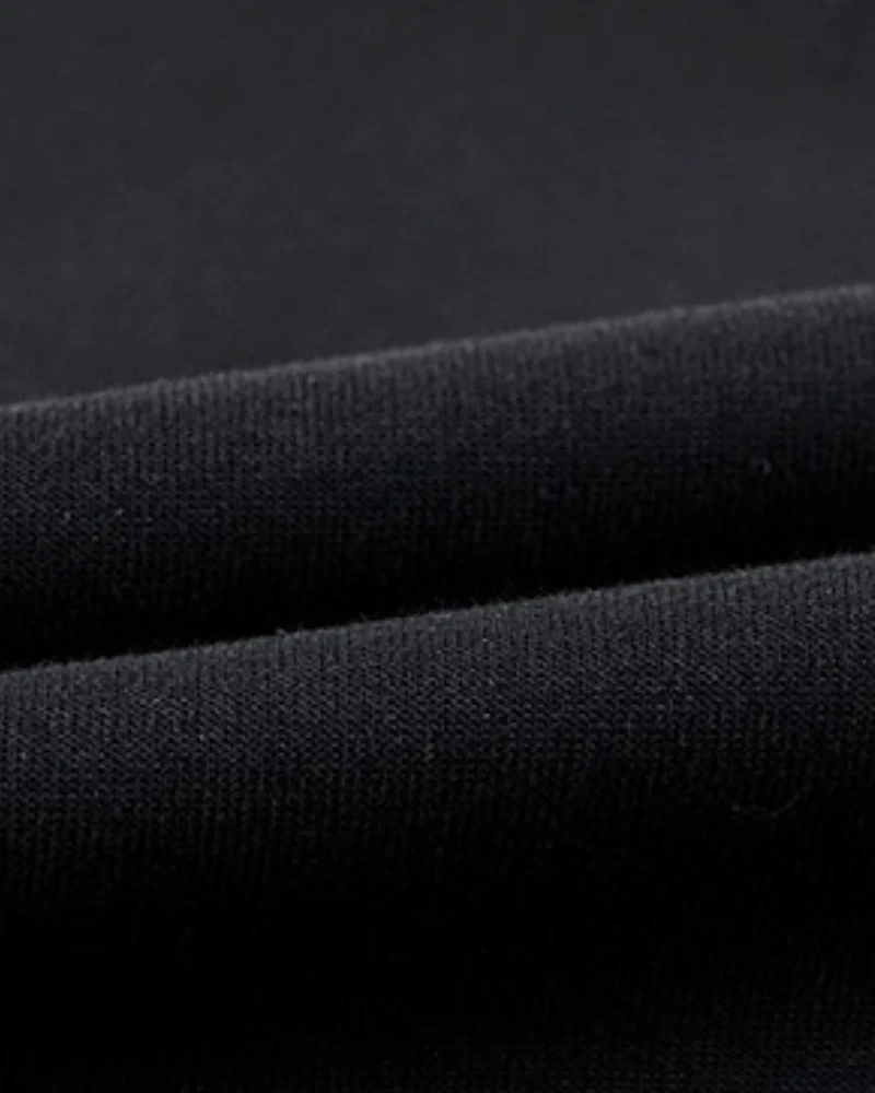 Dark-style Functional Crew Neck Long-sleeved Sweatshirt