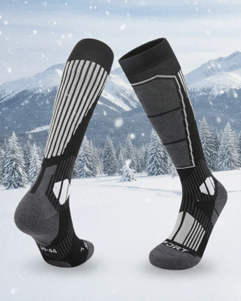 Ski Wear Winter Professional Unisex Wool Ski & Snow Socks