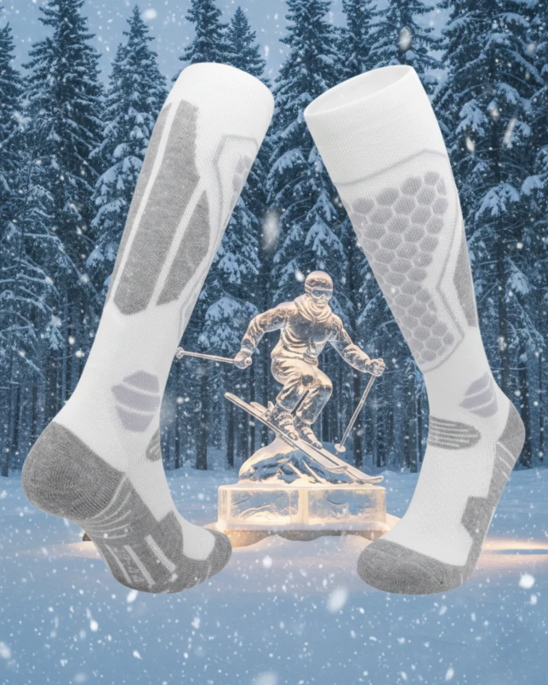 Ski Wear Winter Professional Unisex Wool Ski & Snow Socks