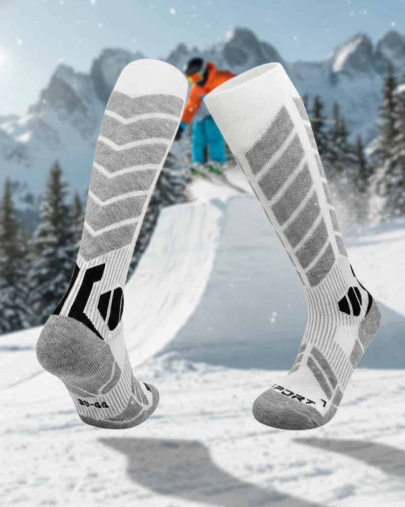 Ski Wear Winter Professional Unisex Wool Ski & Snow Socks