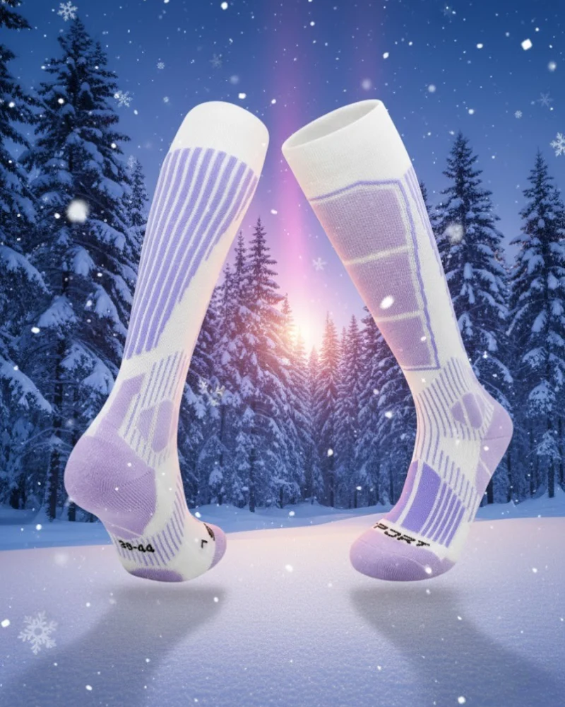 Ski Wear Winter Professional Unisex Wool Ski & Snow Socks