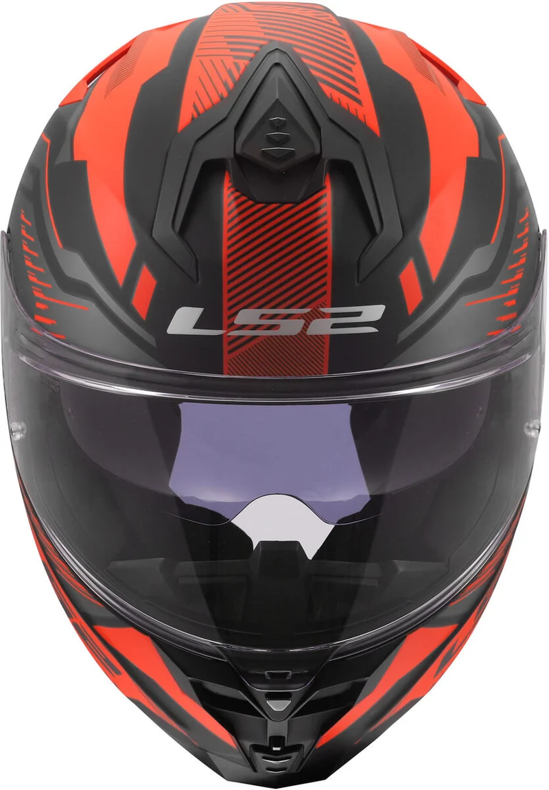 LS2 FF817 CHALLENGER II DRAVIX CASCO DE MOTO ROJO