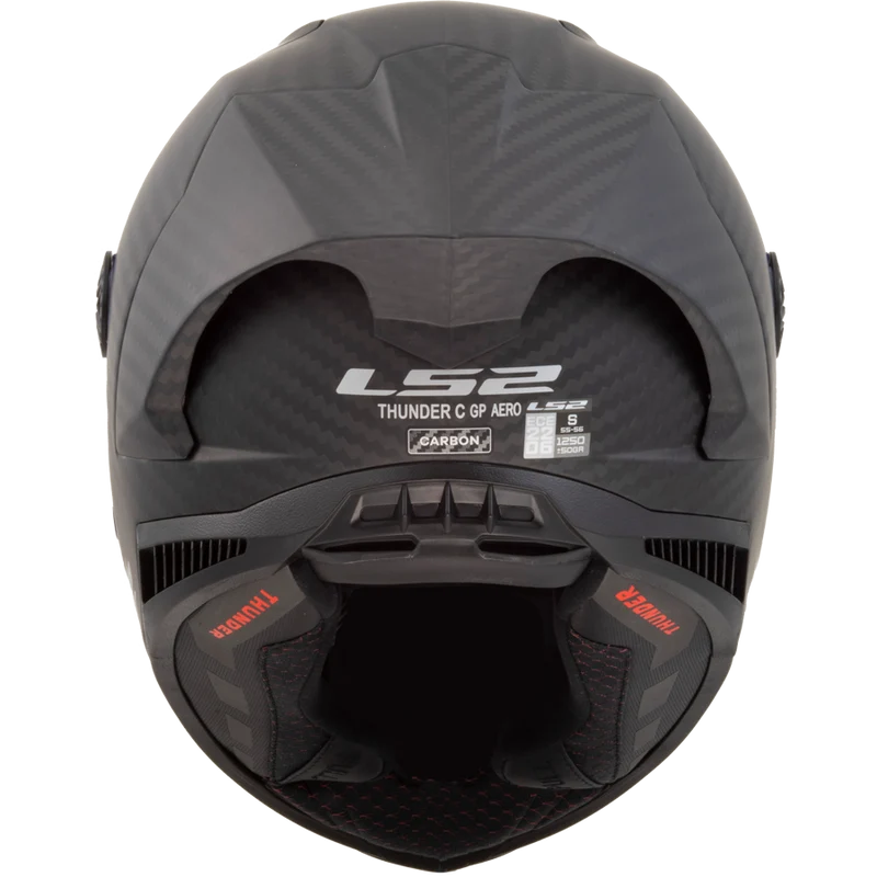 LS2 FF805 THUNDER GP AERO CASCO DE MOTO NEGRO
