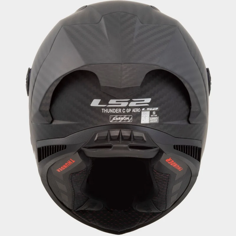 LS2 FF805 THUNDER GP AERO CASCO DE MOTO MATE NEGRO