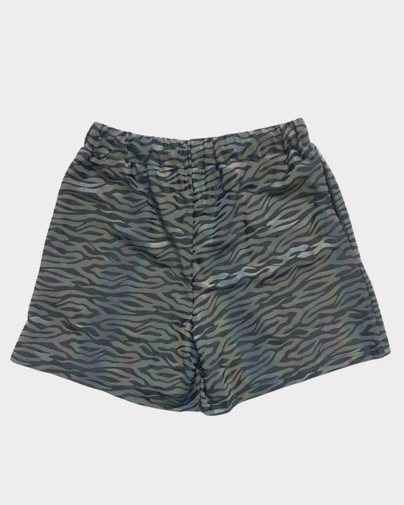 Techwear Colorful Reflective Mens Running Shorts