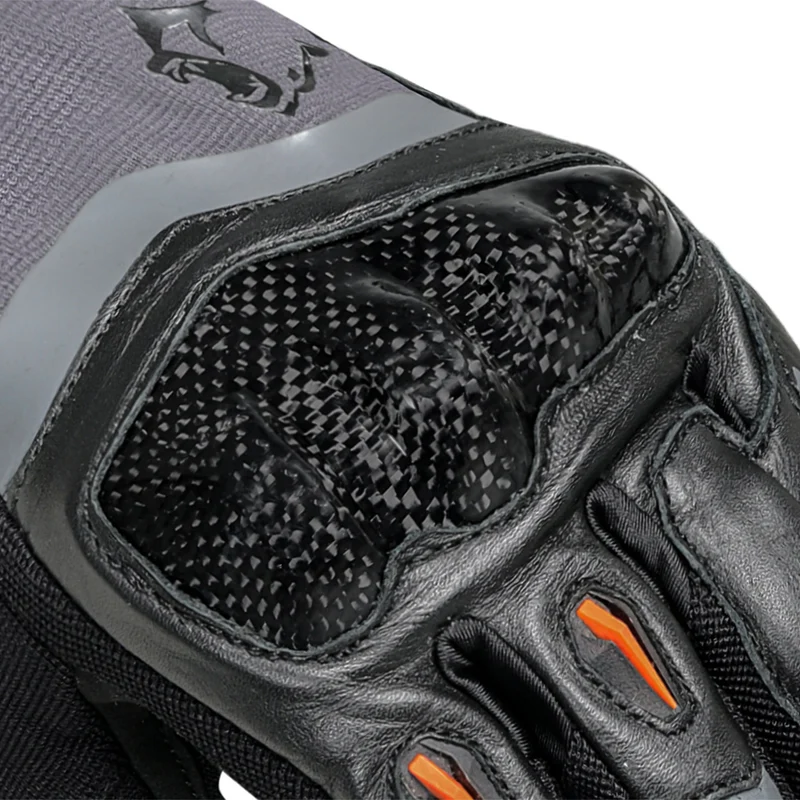 BELA DARING GUNATE DE MOTO HOMBRE GRIS NEGRO NARANJA