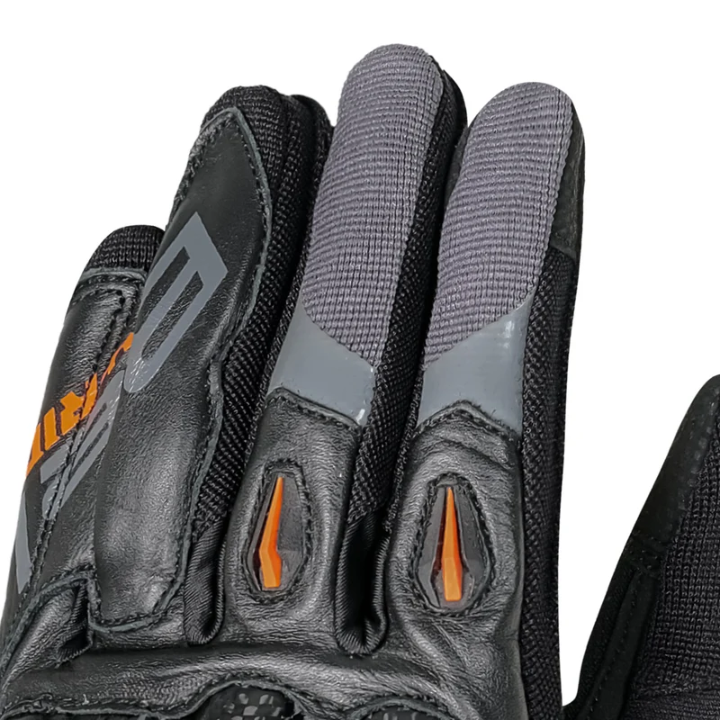 BELA DARING GUNATE DE MOTO HOMBRE GRIS NEGRO NARANJA