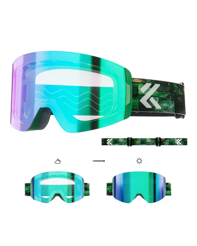 Ski Wear Outdoor Photochromic Magnetic Ski Goggles