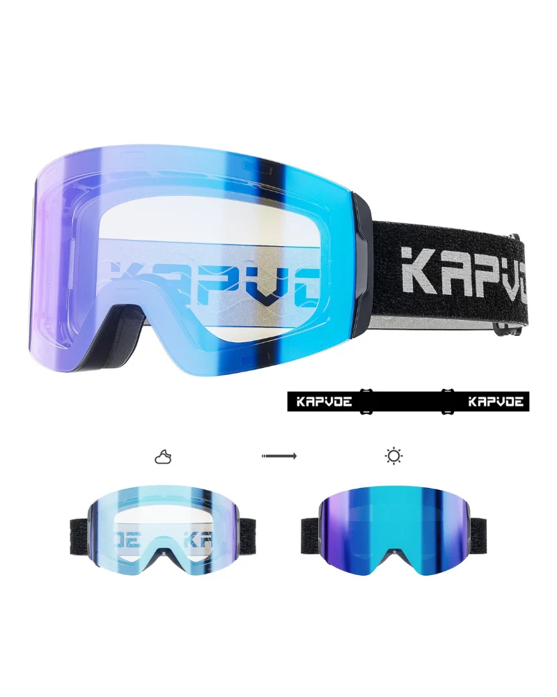 Ski Wear Outdoor Photochromic Magnetic Ski Goggles