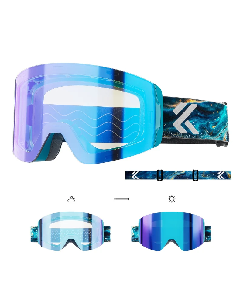 Ski Wear Outdoor Photochromic Magnetic Ski Goggles