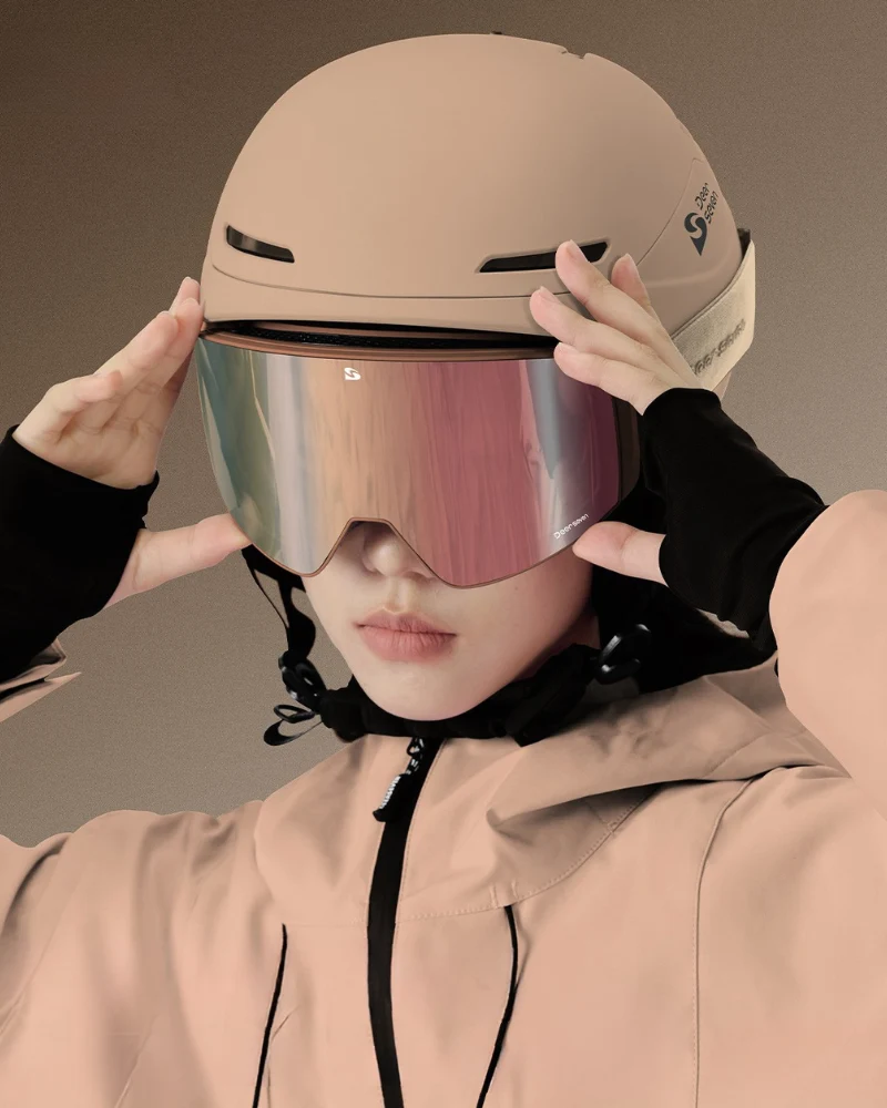 Ski Wear Magnetic Anti-Fog Ski Goggles