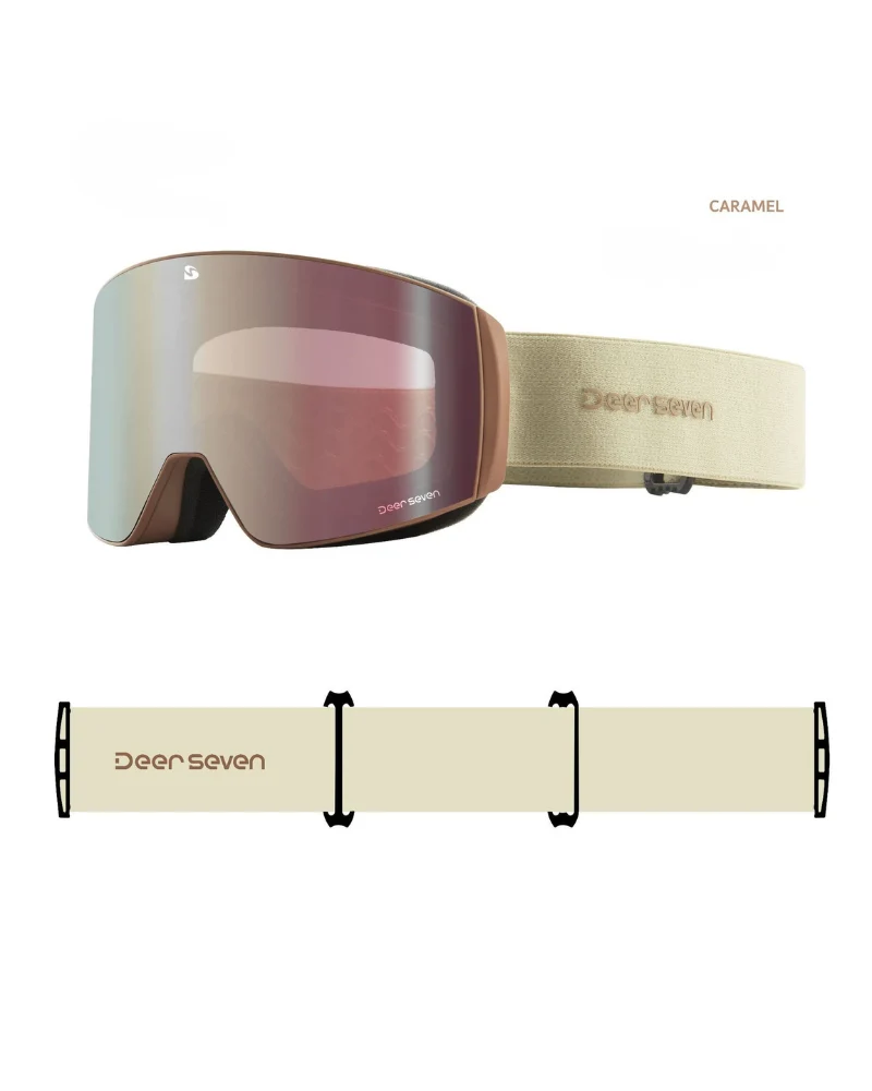 Ski Wear Magnetic Anti-Fog Ski Goggles