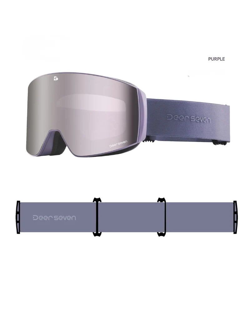 Ski Wear Magnetic Anti-Fog Ski Goggles