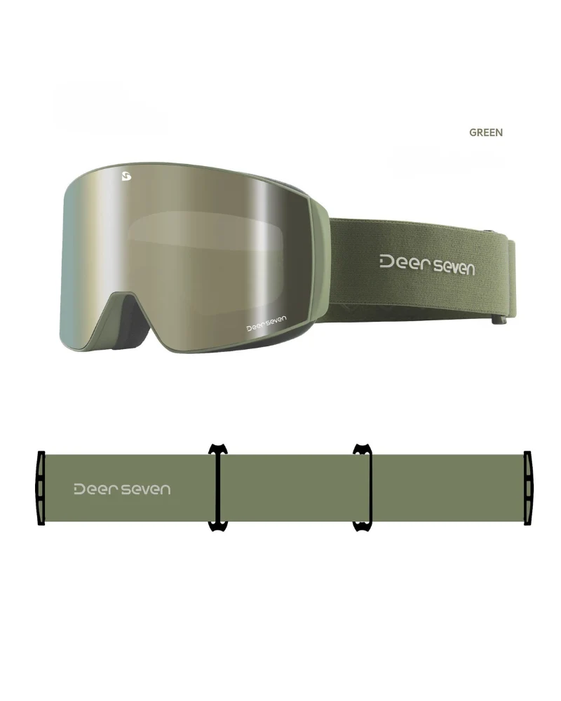 Ski Wear Magnetic Anti-Fog Ski Goggles