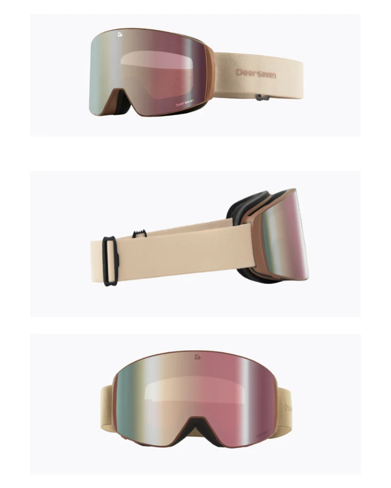 Ski Wear Magnetic Anti-Fog Ski Goggles