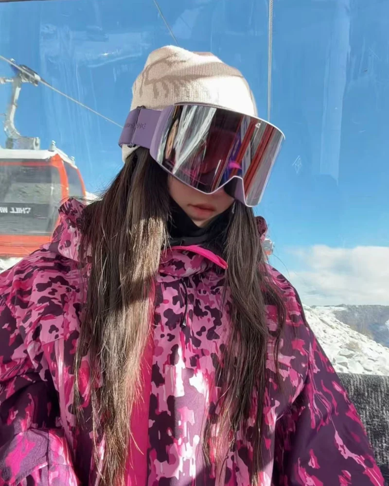Ski Wear Magnetic Anti-Fog Ski Goggles
