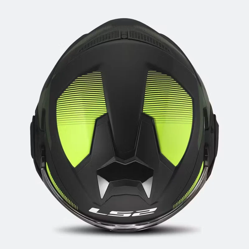 LS2 FF901 ADVANT X NOVA CASCO DE MOTO NEGRO H-V AMARILLO