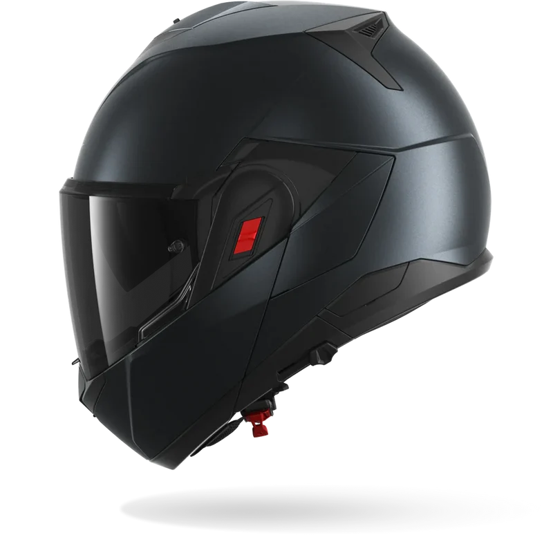 SHARK OXO Dark Shadow Modular Casco de Moto Estera de acero azul mate
