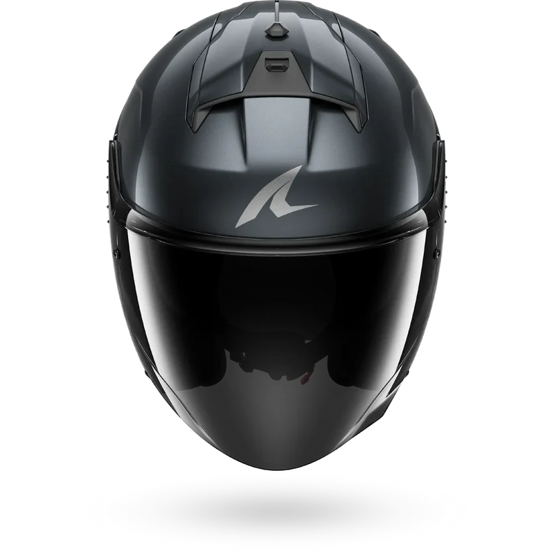 SHARK SKWAL JET Dark Shadow Casco Estera de acero azul mate