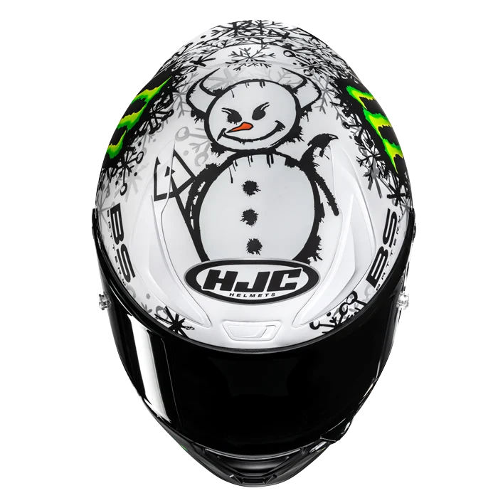 HJC RPHA 1 V2 SNOW DIABLO MC10SF CASCO INTEGRAL DE MOTO