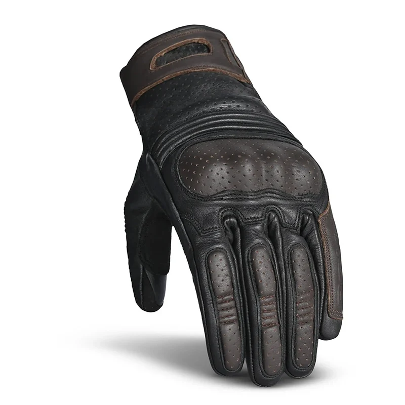 BELA RUSH LADY GUANTES DE MOTO PIEL MARRÓN