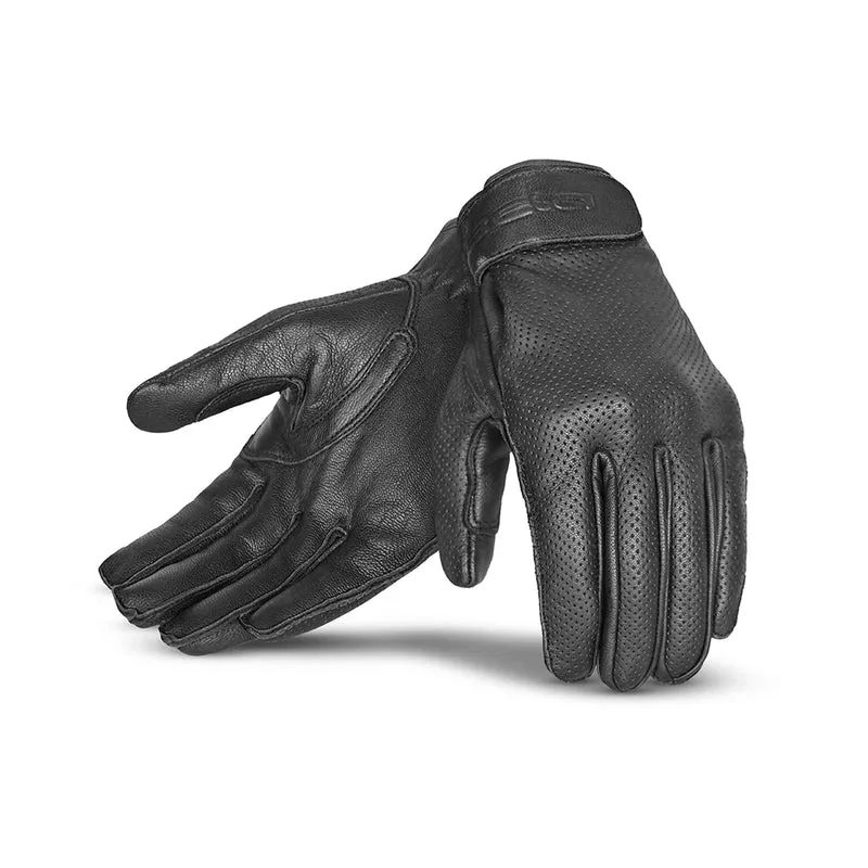 BELA CAFÉ AIR GUANTES DE MOTO PIEL MUJER NEGRO