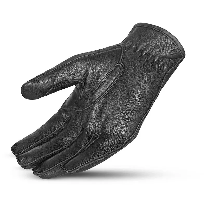 BELA CAFÉ AIR GUANTES DE MOTO PIEL MUJER NEGRO