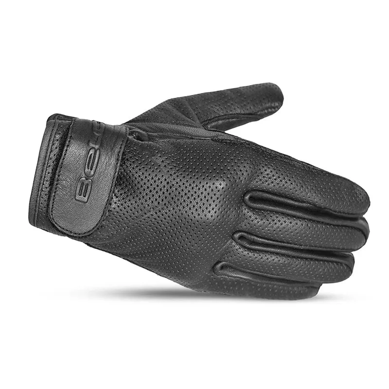 BELA CAFÉ AIR GUANTES DE MOTO PIEL MUJER NEGRO