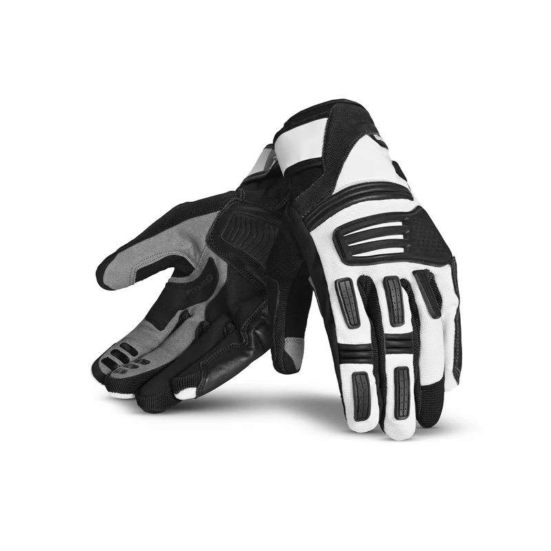 BELA ARIZON MAN GUANTES DE MOTO TEXTIL NEGRO BLANCO