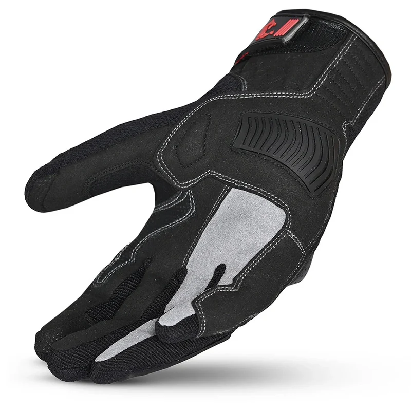 BELA DRIFT GUANTES DE MOTO TEXTIL NEGRO ROJO